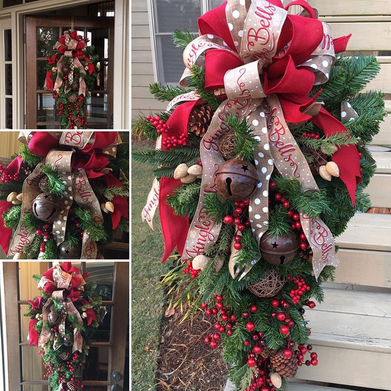 A Christmas Door Hanging Wreath | Holiday Décor & Party Supplies - BANGN CREATIVE SOLUTIONS 