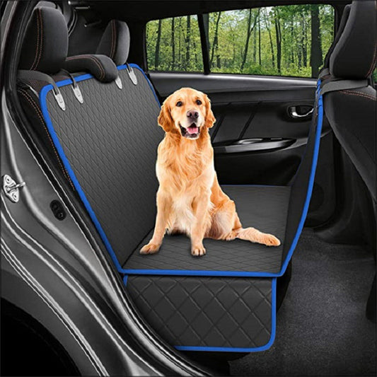 Dog Car Seat Cover View Mesh Pet Carrier Hammock Safety Protector Car Rear Back Seat Mat With Zipper And Pocket For Travel - BANGN CREATIVE SOLUTIONS 