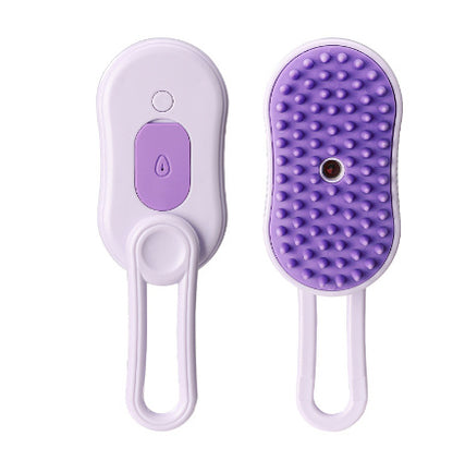 3-in-1 Electric Pet Grooming Brush – Steam, Spray & Massage Comb for Cats & Dogs - BANGN CREATIVE SOLUTIONS 