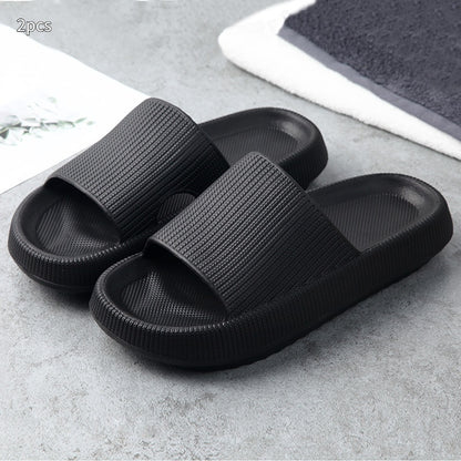 Soft Home Couple Slippers – Lightweight, Non-Slip Comfort Slides